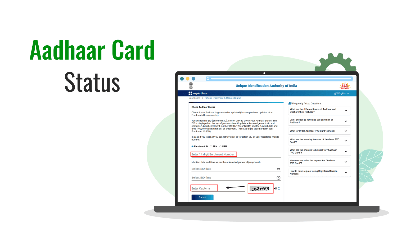 Aadhaar Card Status - How to Check Status and Update/Enrolment Online?